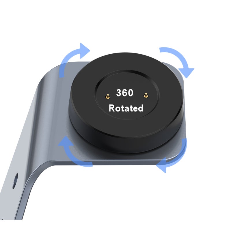 Magnetic Charger Stand Compatible with Huawei Smart Watch GT2/GT/GT2E/Honor GS PRO Aluminum Alloy USB Charging Cable Dock - Image 5