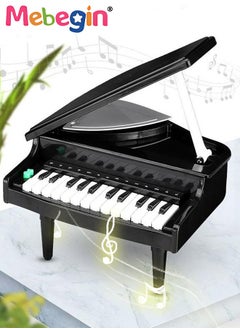 MEBEGIN 14 Keyboard Electronic Piano Toy, Mini Digital Piano Keyboard, Multifuctional Portable Musical Instrument Toy, Great Musical Learning Toy, Educational Learning Toy, Suitable for Beginner, 27*26*24.5cm  - Image 2