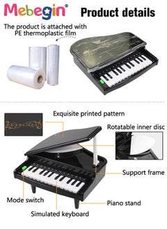 MEBEGIN 14 Keyboard Electronic Piano Toy, Mini Digital Piano Keyboard, Multifuctional Portable Musical Instrument Toy, Great Musical Learning Toy, Educational Learning Toy, Suitable for Beginner, 27*26*24.5cm  - Image 3