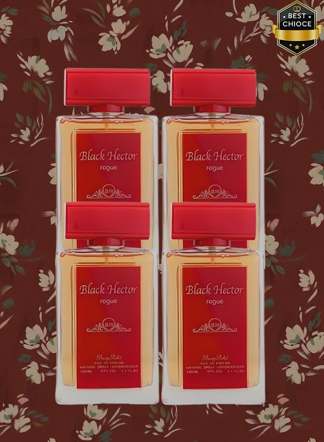 بي إتش 4 قطع عطر بلاك هيكتور روج 100 مل - Image 1