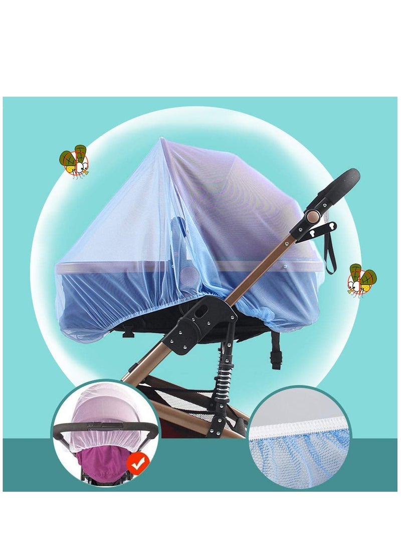 Generic Mosquito Net for Stroller - 2 Pack Durable Baby Stroller Mosquito Net - Perfect Bug Net for Strollers, Bassinets, Cradles, Playards, Portable Mini Crib Odorless  Durable Material  - Image 4