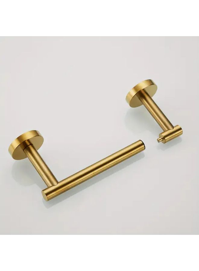Wall Mount Detachable Stainless Steel Toilet Paper Holder Brushed Rotating Rod - Image 5