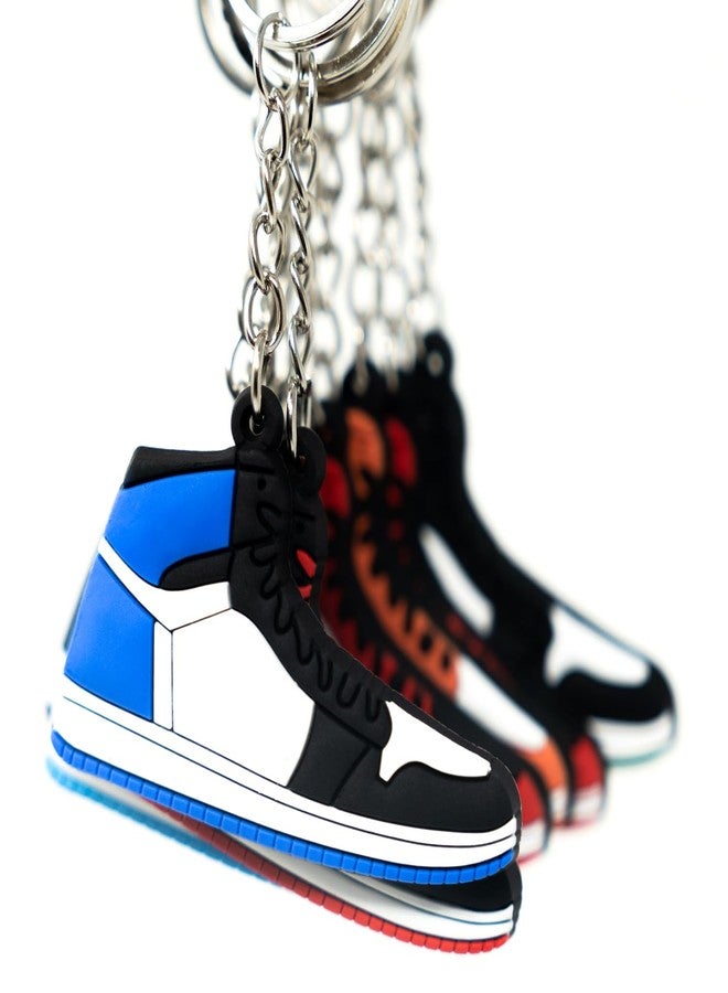 4Hrse - Retro Shoe Rubber Sneaker Keychains Birthday Party Favors Fun Gifts Hype Props Celebration Decoration Kids Mystery Goodie Bag Prizes (Retro Pack of 10) - Image 2