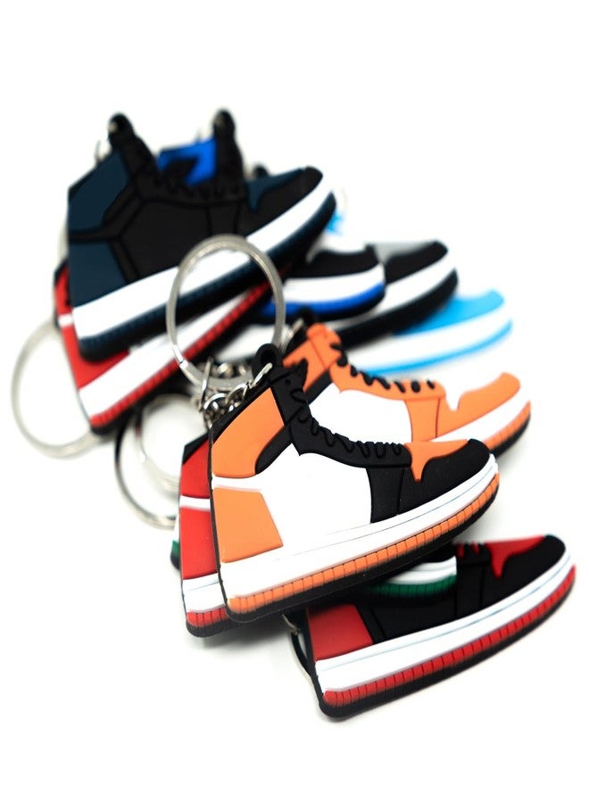 4Hrse - Retro Shoe Rubber Sneaker Keychains Birthday Party Favors Fun Gifts Hype Props Celebration Decoration Kids Mystery Goodie Bag Prizes (Retro Pack of 10) - Image 3