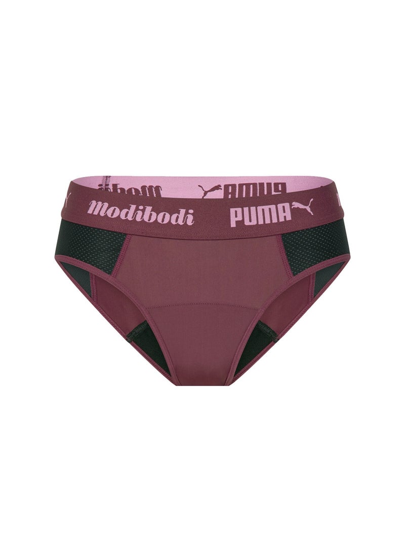 PUMA Modibodi Womens Active Briefs (ModerateHeavy) 