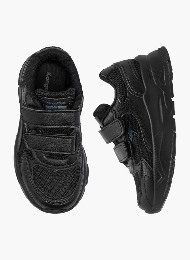 kangaROOS Kids' Logo Detail School Shoes with Hook and Loop Closure