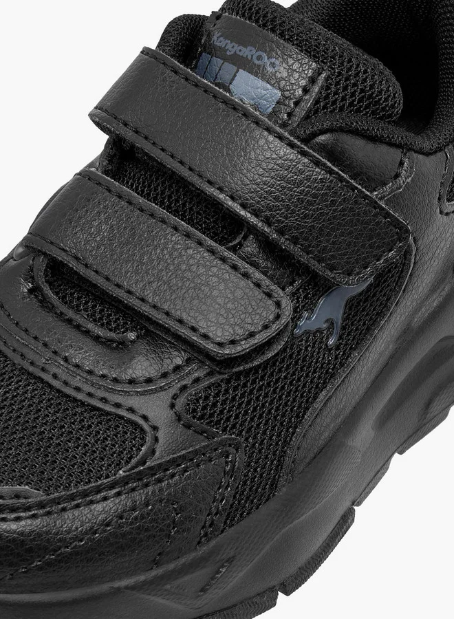 kangaROOS Kids' Logo Detail School Shoes with Hook and Loop Closure