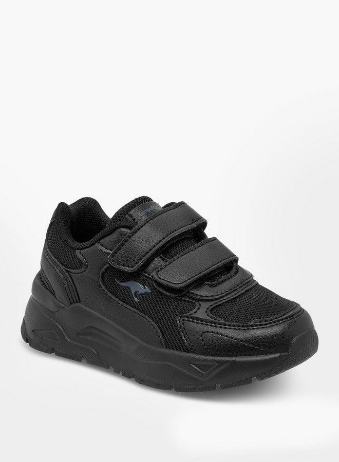 kangaROOS Kids' Logo Detail School Shoes with Hook and Loop Closure - Image 2