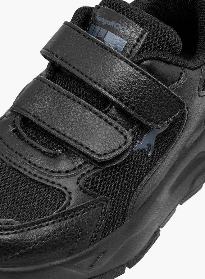 kangaROOS Kids' Logo Detail School Shoes with Hook and Loop Closure - Image 4