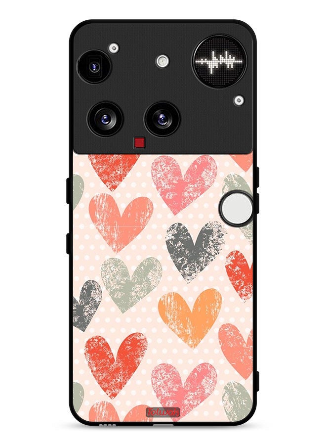 Tolwak Nothing Phone (3) Protective Case Cover Hearts Art - Image 1