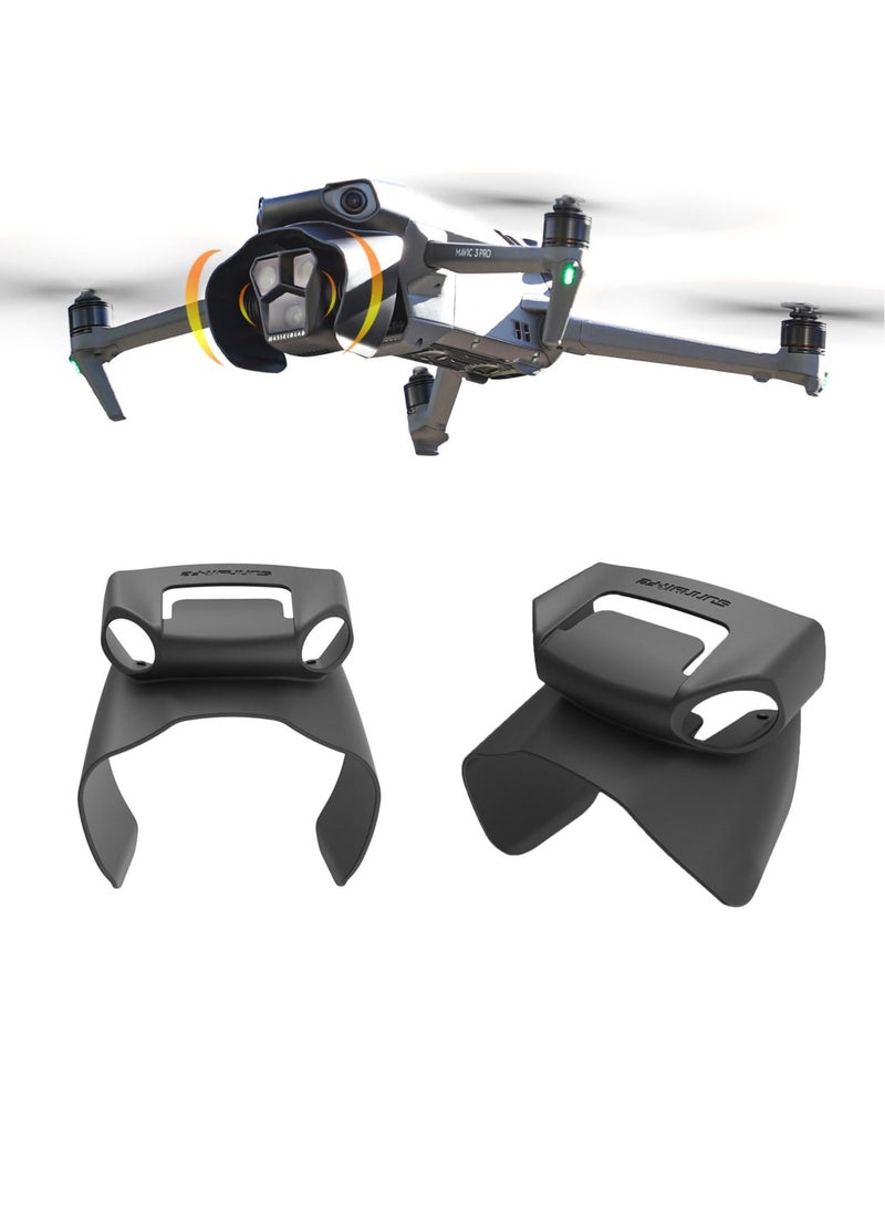 Anti-Glare Lens Sunhood Sunshade, Mavic 3 Pro Lens Hood,  Lens Protective Cover Guard for DJI Mavic 3 Pro Drone Accessories - Image 2