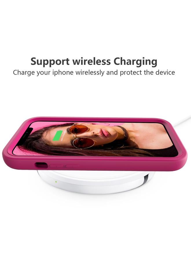 إيروريكس جراب لهاتف iPhone 15 Plus بنمط موجة 3 في 1 مصنوع من السيليكون + جراب هاتف من الكمبيوتر الشخصي - Image 4