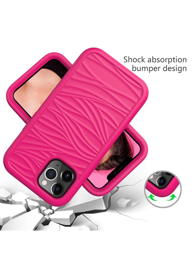 إيروريكس جراب لهاتف iPhone 15 Plus بنمط موجة 3 في 1 مصنوع من السيليكون + جراب هاتف من الكمبيوتر الشخصي - Image 5