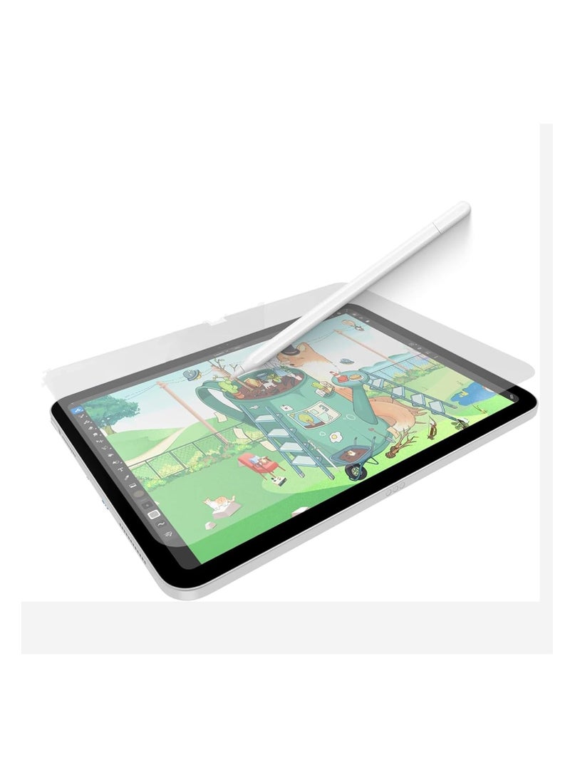 Aookay [1 Pack] for iPad 10th Generation Paper Screen Protector/iPad (A16) 11th Generation 11 Inch 2025, Matte PET Film for iPad 10th generation(2022) 10.9-inch/iPad (A16) 11th Generation 11 Inch 2025, Write and Draw Like on Paper, Anti-Glare Screen Protector  - Image 1