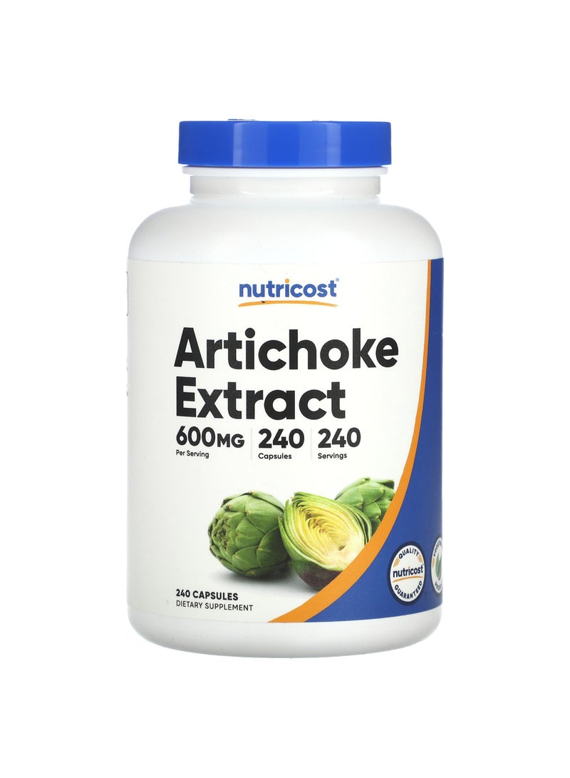 Artichoke Extract, 600 mg, 240 Capsules