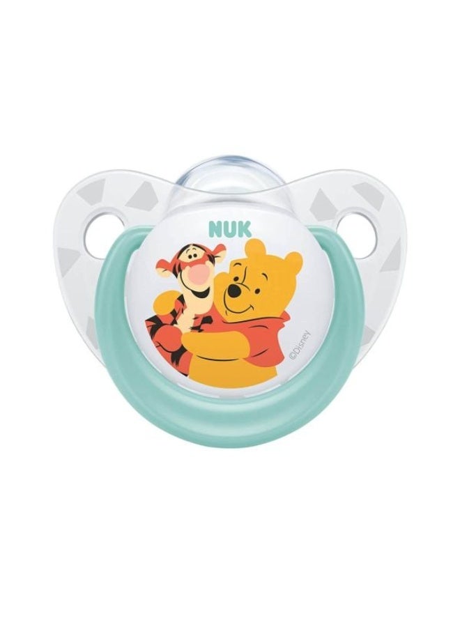 Nuk Winnie Orange&Winnie Blue silicone pacifier for 0-6 months 2-Piece - Image 3