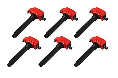 MSD 82736 Ignition Coils Blaster Series, Red, 6-pack - Image 1