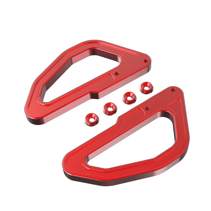 UTV Accessories Handles Roll Bar Aluminum Grab Handles Compatible with CanAm Maverick X3 900X DSMAXMAX X RS Turbo RRRXRSSTDSmart Red