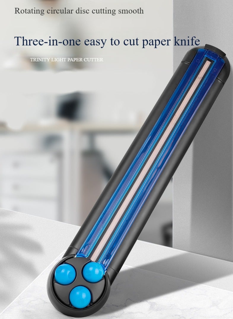 Pretocter Multi Use Paper Cutter, Kids Hand Paper Cutter for  Straight Line Dotted Wavy Line,suit for Any Paper - Image 2