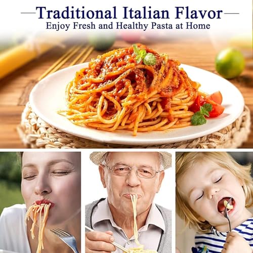 KUNYA 150 Roller Pasta Machine, 7 Adjustable Thickness Settings Noodles Roller with 2-in-1 Noodles Maker with Rollers and Cutter, Perfect for Spaghetti,Fettuccini, Lasagna or Dumpling Skins - Image 4