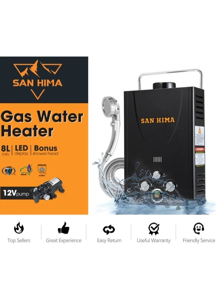 SAN HIMA Portable Gas Hot Water Heater - Image 1