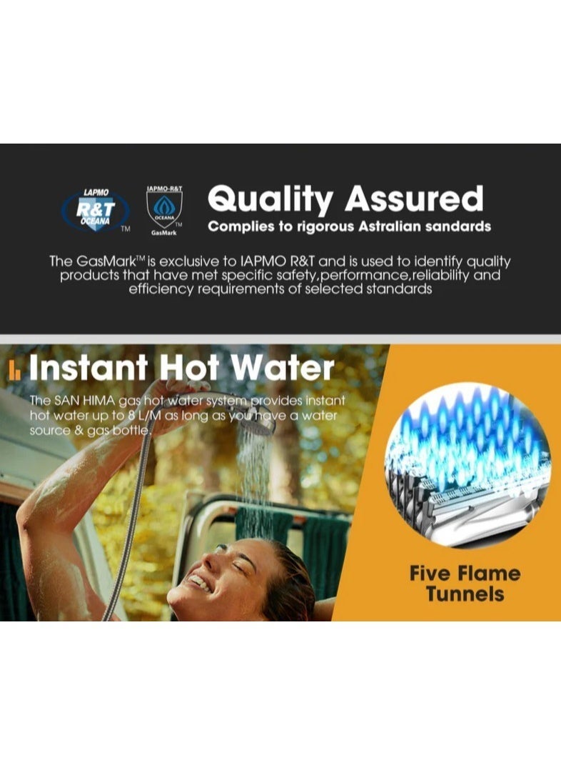 SAN HIMA Portable Gas Hot Water Heater - Image 4