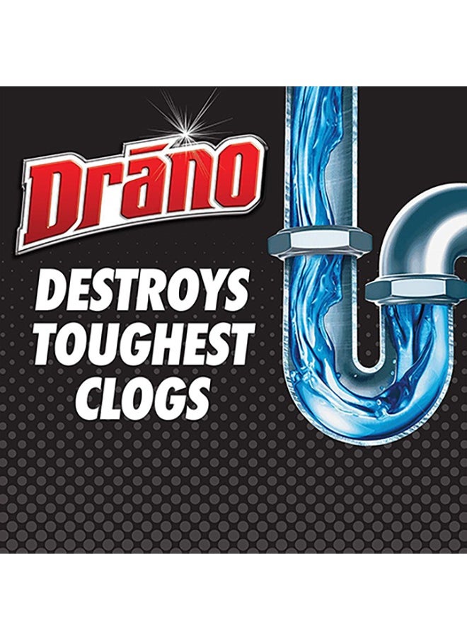 Drano - Max Gel Drain Clog Remover and Cleaner for Shower or Sink Drains, Unclogs and Removes Hair, Soap Scum, Blockages 2.3L - Image 1