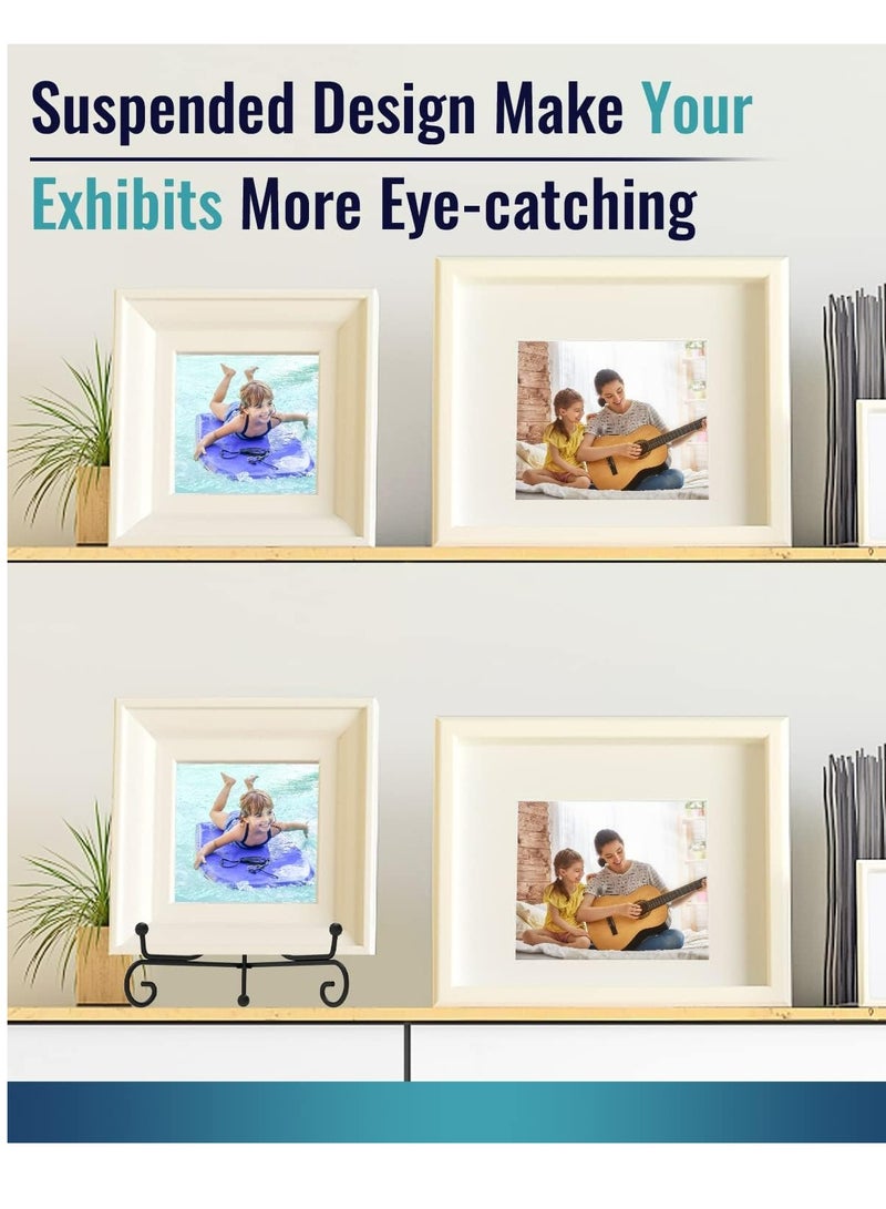 Oasisgalore 5 Packs Plate Photo Stand for Display，Foldable Easel Stand Photo Holder for Picture - Image 4