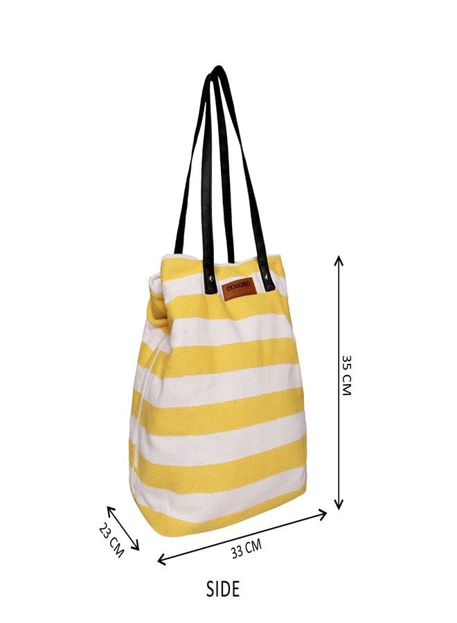 ASTRID Multicompartment Bag For Women And Girls With Extra Strong Zipper. (yellow) - Image 3