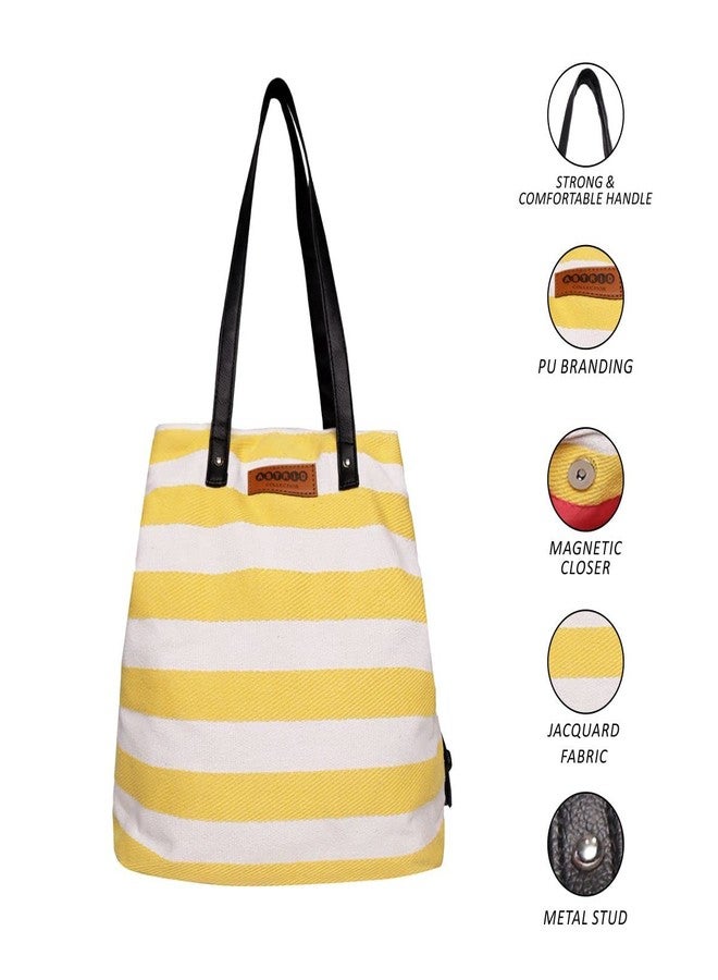 ASTRID Multicompartment Bag For Women And Girls With Extra Strong Zipper. (yellow) - Image 4