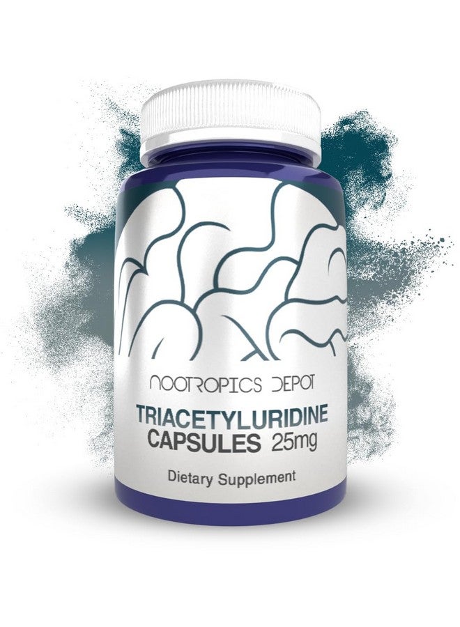 Nootropics Depot Triacetyluridine Tau Capsules | 25mg | Promotes Well-Being | Improves Cognitive Health | Promotes Healthy Stress Levels | 60 Count - Image 1