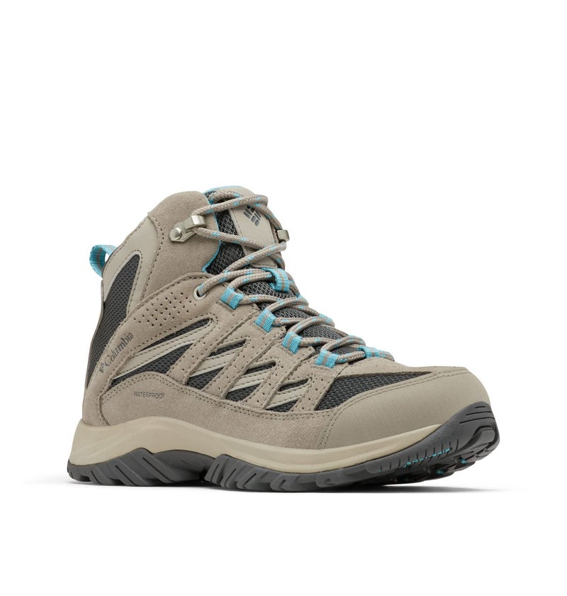 Columbia womens Crestwood Mid Waterproof Boot Hiking Shoe New Olive 85 US