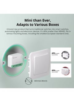 MINIR4M 10A Matter Smart Switch,Universal DIY Module for Smart Home Automation Solution, Work with Alexa & Google Home,1 Pack - pzsku/Z810B4F467479BBC99C7AZ/45/_/1740024105/ca97f601-0c28-4ced-b66f-11e3537e2a3c