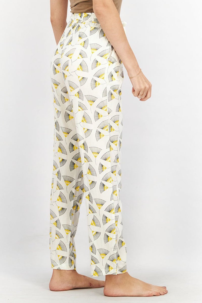 XOXO Women Allover Print Drawstring Pajamas, Multicolor - Image 4