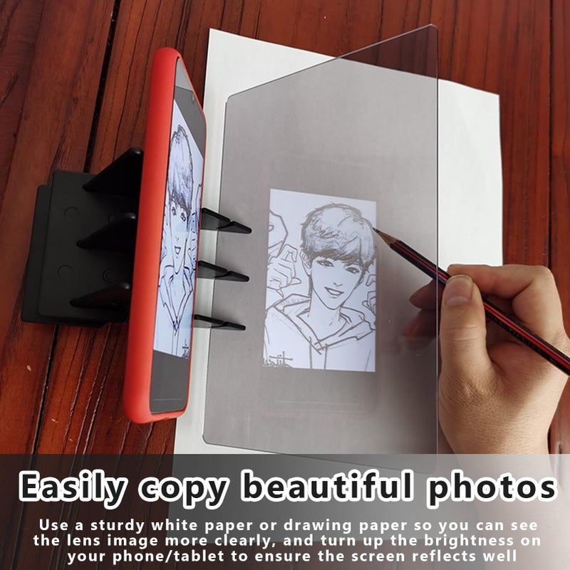 hinbkenla Optical Drawing Board Projector,Tracing Projector,Optical Image Drawing Board,Art Projector For Tracing,Portable Image Tracing Board,Drawing Projector For Kids Artist Students Beginners Sketch Wizard - Image 4