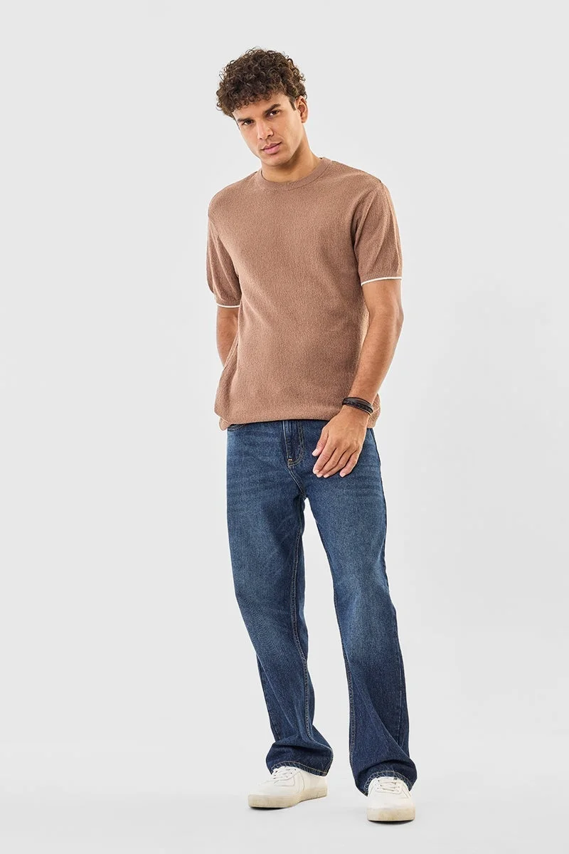 SNITCH Core Lab 100% Cotton Regular Fit T-Shirt