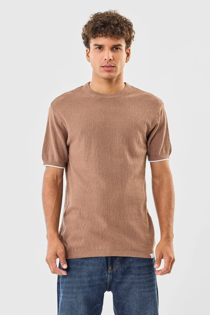 SNITCH Core Lab 100% Cotton Regular Fit T-Shirt