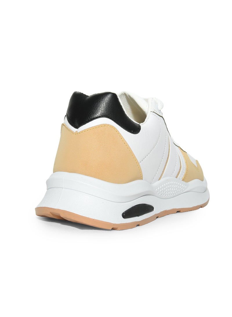 Men's Stylish Casual Lace-up Leather Sneakers - Image 4