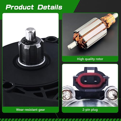 TCFWED Power Window Motor Compatible with Ford Crown Victoria 1992-11 & Mercury Grand Marquis1992-11/Marauder 2003-04& Lincoln Town Car 1990-11,Front Driver/Rear Passenger SideReplace # 1W7Z5423394BA 742-252 - Image 4