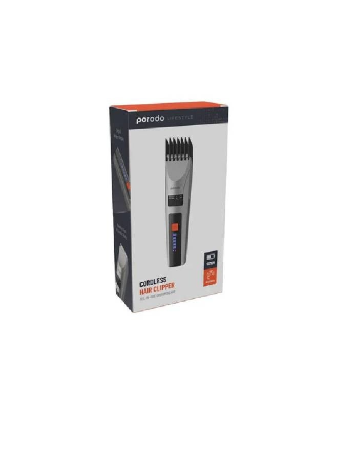 Porodo LifeStyle Rechargeable LED display Hair Clipper With Two Cutting Modes 1200mAh - Image 3