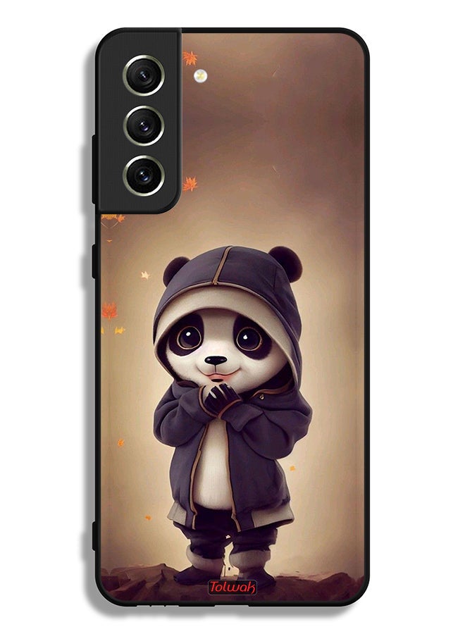 Tolwak Samsung Galaxy S21 FE 5G Protective Case Cover Cute Little Panda - Image 3