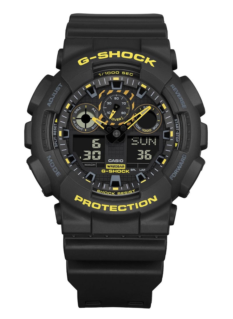 G-SHOCK - Analog+Digital Resin Band Watch GA-100CY-1ADR - Image 1