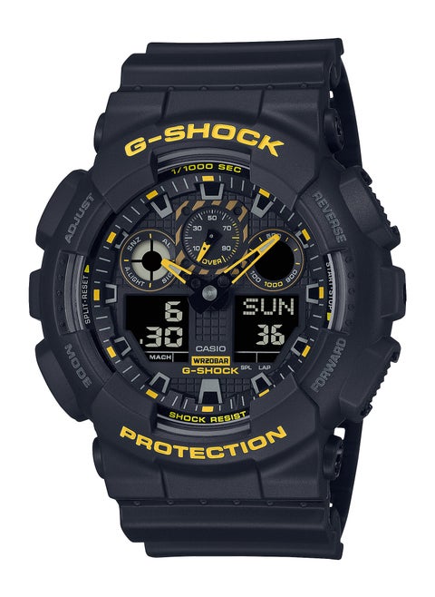 Analog+Digital Resin Band Watch GA-100CY-1ADR