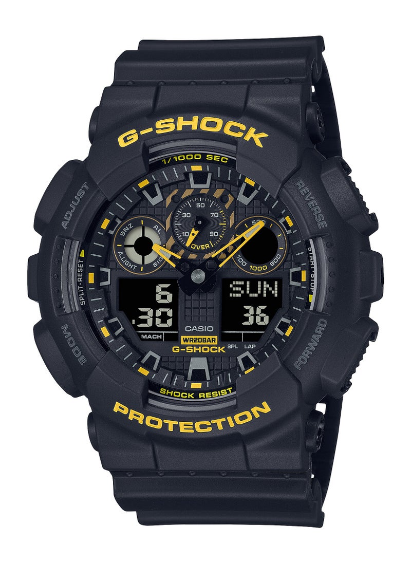 G-SHOCK - Analog+Digital Resin Band Watch GA-100CY-1ADR - Image 1