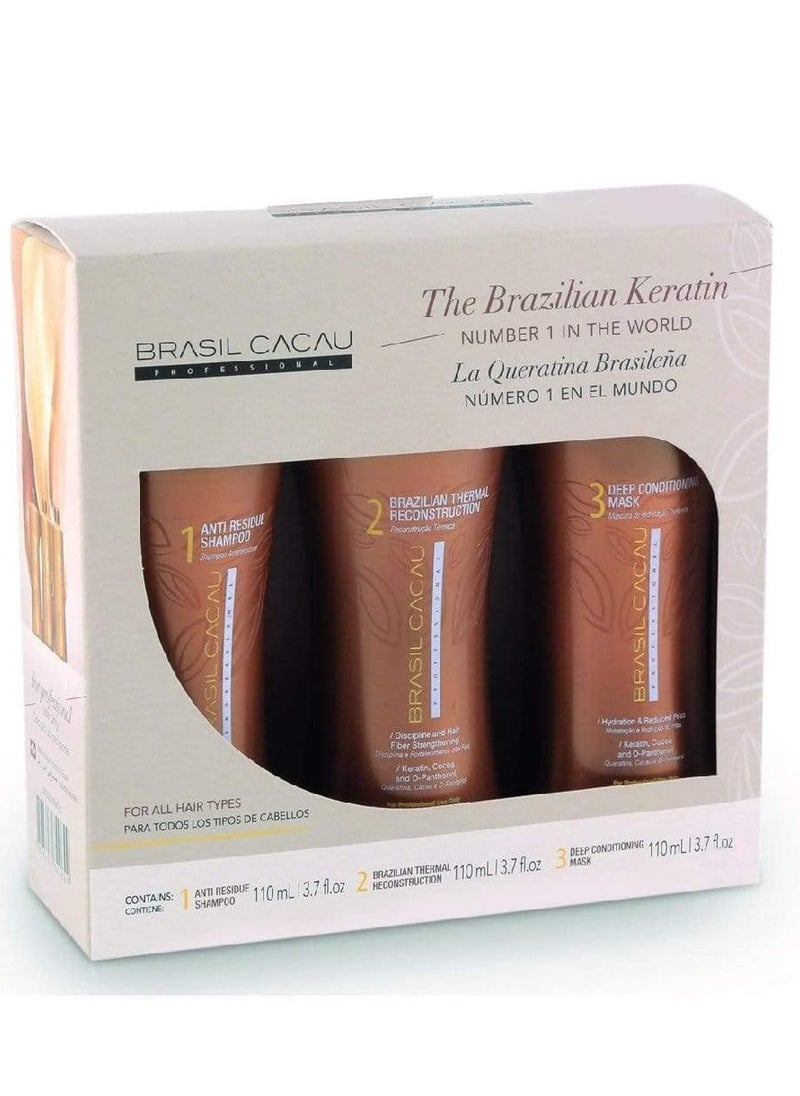 Brasil Cacau Brasil Cacau The Brazilian Keratin Hair Treatment Kit 110ml 