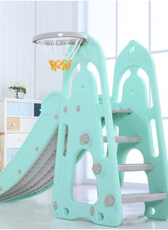 Funz Children's Slide Suitable for Age 1-5 Years Old to Play and Climb on The Slide Equipped with Basketball and Storage Space Indoor and Outdoor use  - Image 2