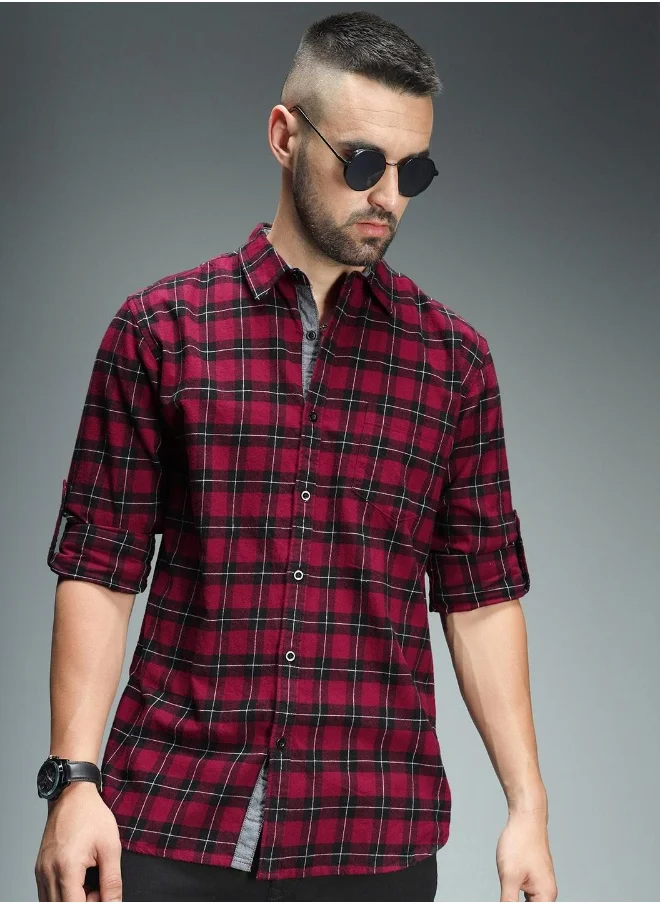 هاي ستار Men Red Shirts