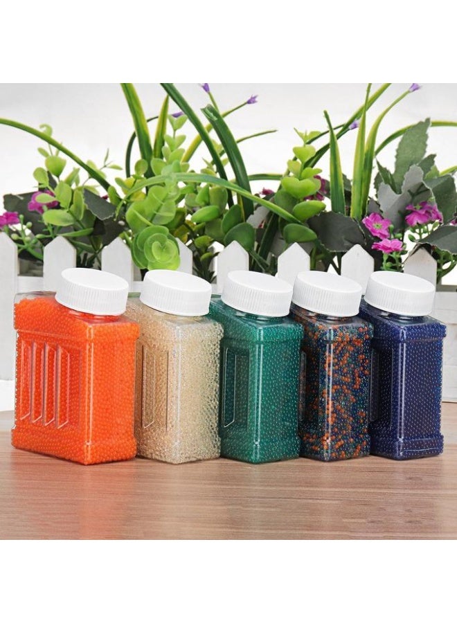 50,000 قطعة من حبات جل الماء الخضراء الشفافة – خرزات هيدروجيل غير سامة بقياس 7-8 مم للنباتات والزهور والمزهريات والتزيين – حبات ماصة للماء للاحتفاظ بالرطوبة – حشوات مزهريات طويلة الأمد – قد يختلف اللون - Image 5