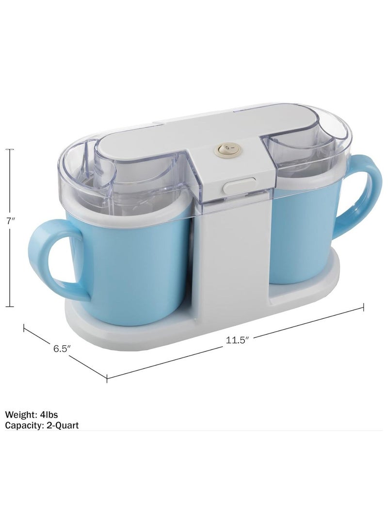 Generic - Ice Cream Maker – 2 Quart Ice Cream Maker for Making Sorbet, Gelato, Gelato and Frozen Yogurt – Kitchen Appliances. - Image 1