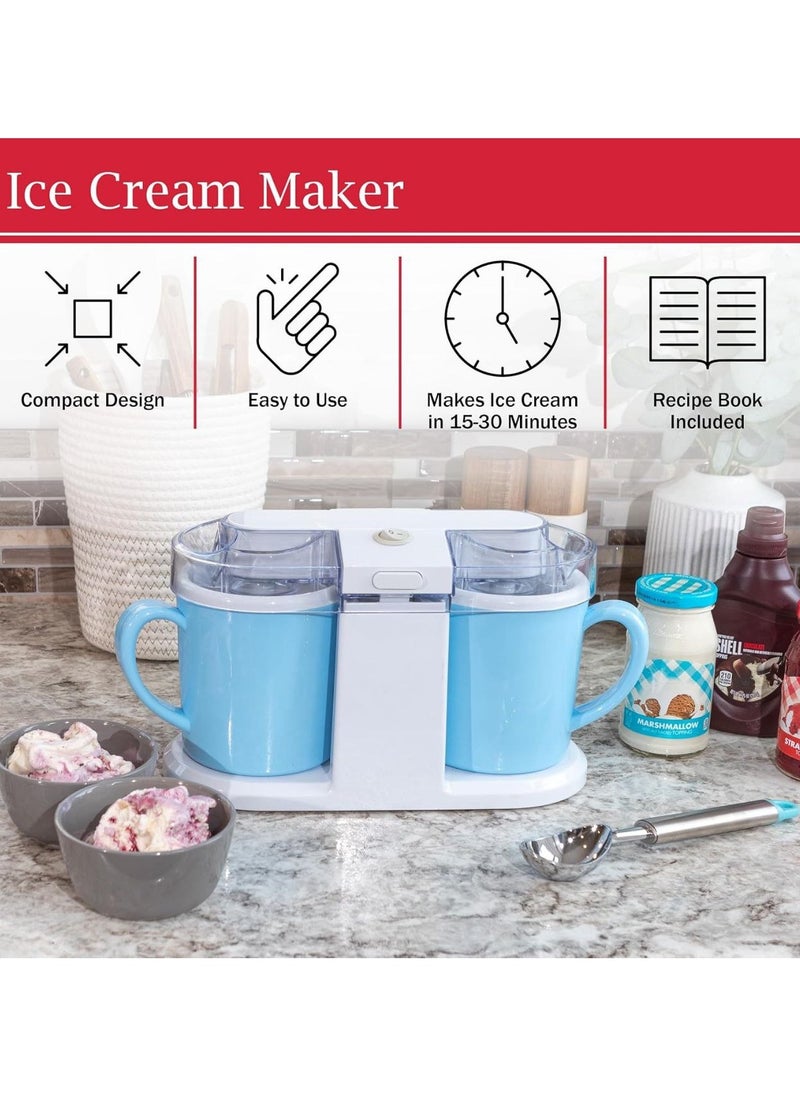 Generic - Ice Cream Maker – 2 Quart Ice Cream Maker for Making Sorbet, Gelato, Gelato and Frozen Yogurt – Kitchen Appliances. - Image 1